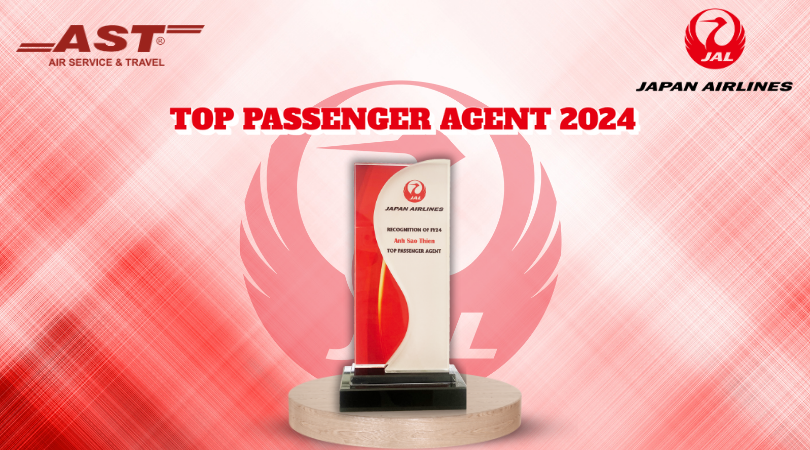 Vinh dự nhận giải thưởng Top Passenger Agent 2024 từ Japan Airlines